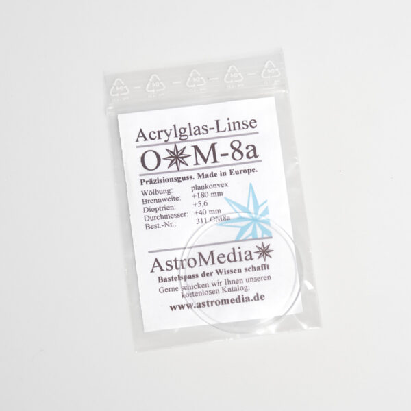 OM 8a Lens acryl D=40,0 f=+180