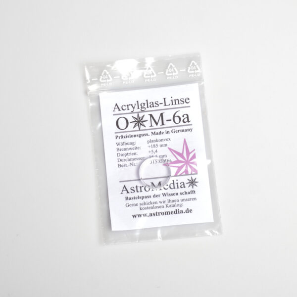 OM 6a Lens acryl D=16,5 f=+185