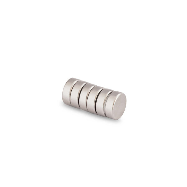 Magneet Neodym schijf 6 stuks ø10x4mm