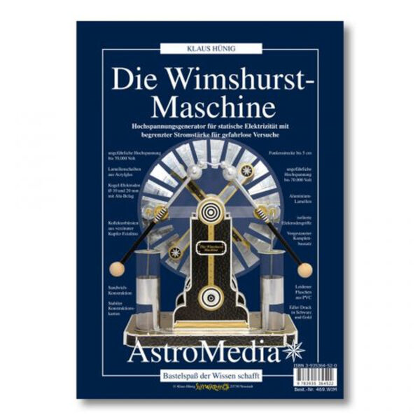Bouwpakket Wimshurst hoogspanningsgenerator